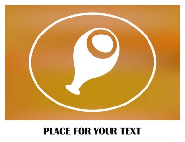 Arka plan üzerinde izole et simgesi. Modern düz piktogram, işletme, pazarlama, Internet kavramı.