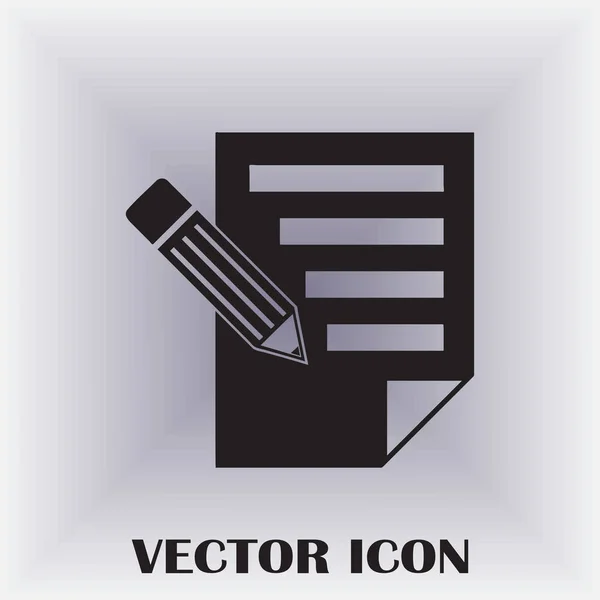 Comprobación Calidad Icono Portapapeles Icono Web — Vector de stock