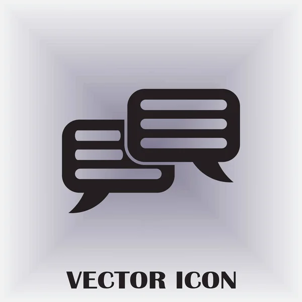 Web Ikone Chat — Stockvektor