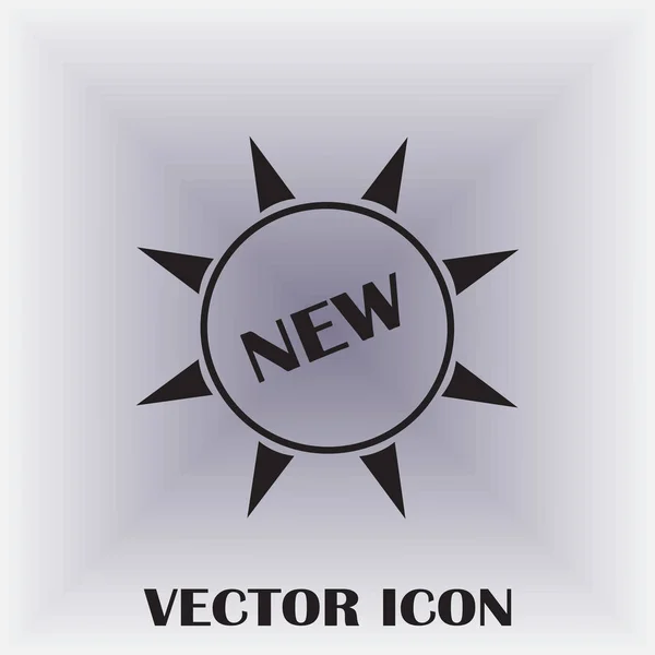 Nouveau Signe Icône Web — Image vectorielle
