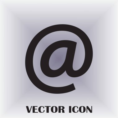 e-posta siyah simgesi. teknolojik altyapı