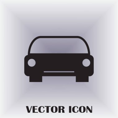 Araba simge vektör. Vektör çizim.