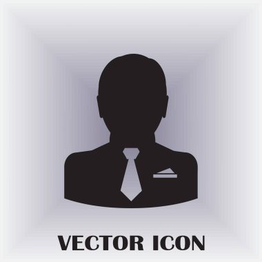 İşadamı vektör web simgesi