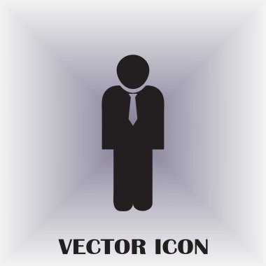 İşadamı vektör web simgesi