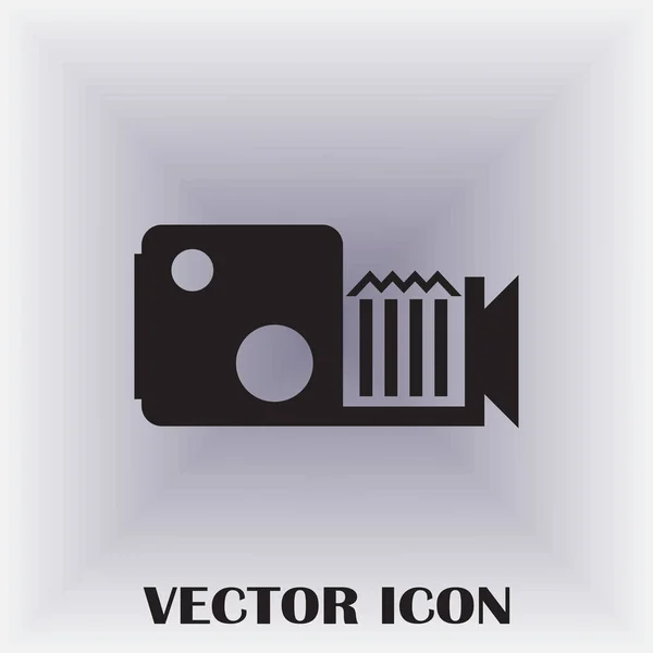 Videokamera Vektorsymbol — Stockvektor