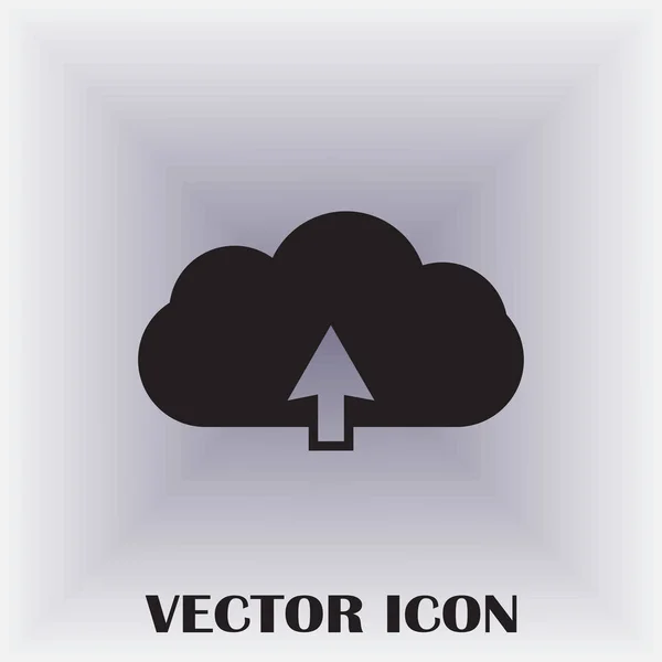 Icono Datos Nube Web — Vector de stock