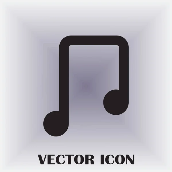 Vector Music Note Icon — Stock Vector