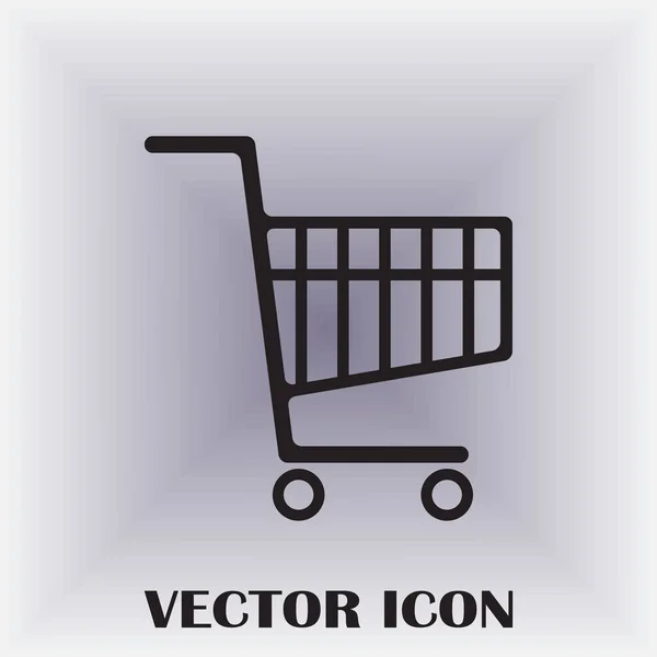 Ícone Cesta Compras Ilustração Vetorial — Vetor de Stock