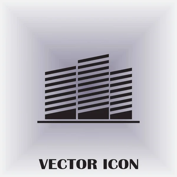 Símbolo Inmobiliario Icono Vector — Vector de stock