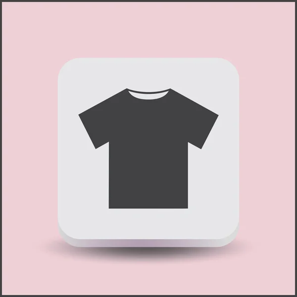 Camiseta Web Icono Vector — Archivo Imágenes Vectoriales