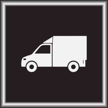 Teslimat vektör web simgesi