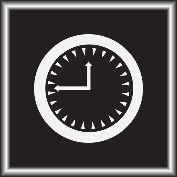 Saat Saat Vektör Simgesi — Stok Vektör