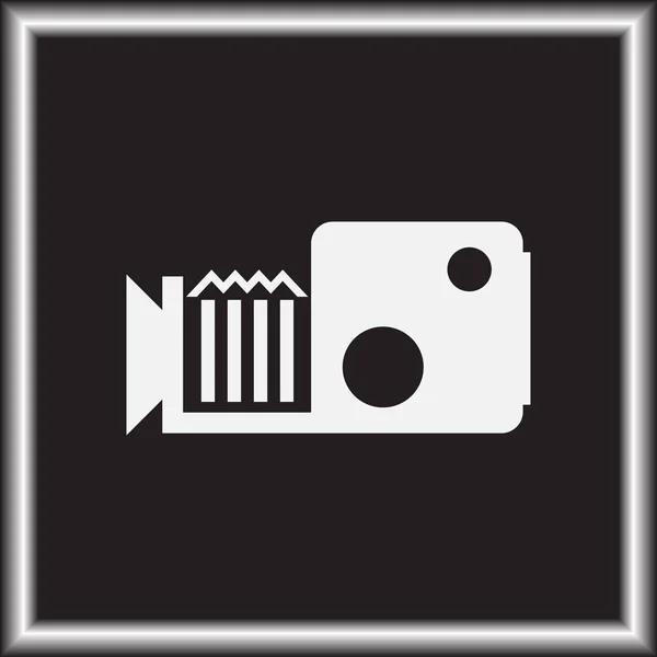 Ikona Wektora Kamery Wideo — Wektor stockowy