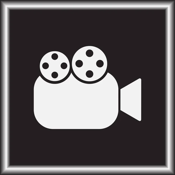 Videocamera Vector Pictogram — Stockvector