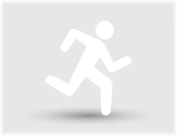 Zomer Sport Pictogrammen Running Man — Stockvector