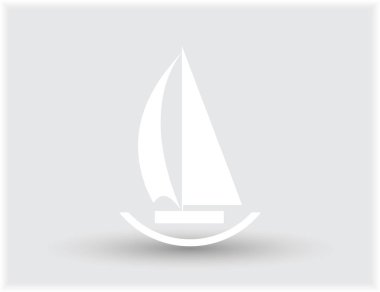 Vektör yelkende simgesi