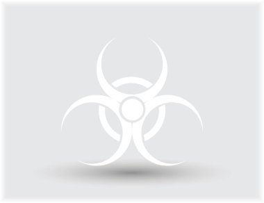 Vektör biyo tehlike simgesi