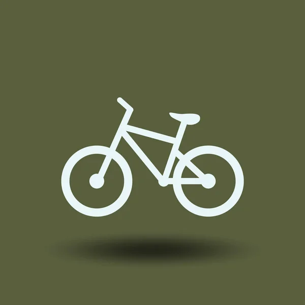 Bicicleta Icono Bicicleta Vector Concepto Ciclista — Archivo Imágenes Vectoriales