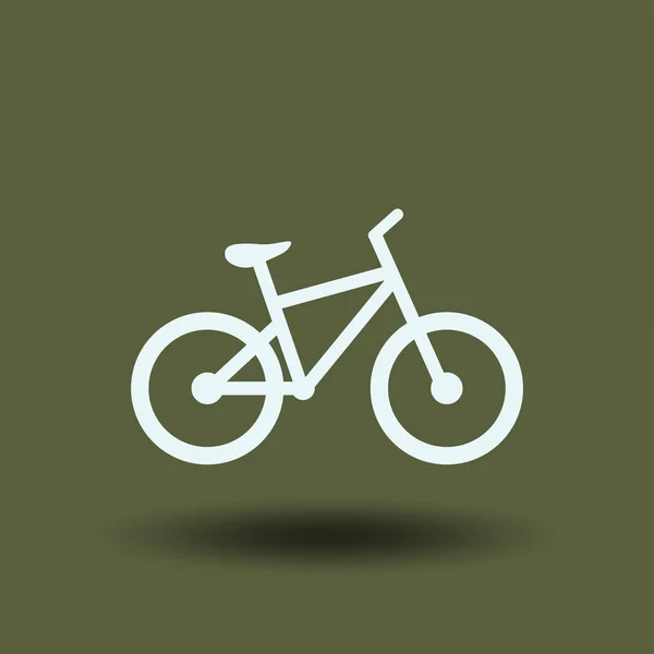 Fiets Fiets Pictogram Vector Fietsen Concept — Stockvector