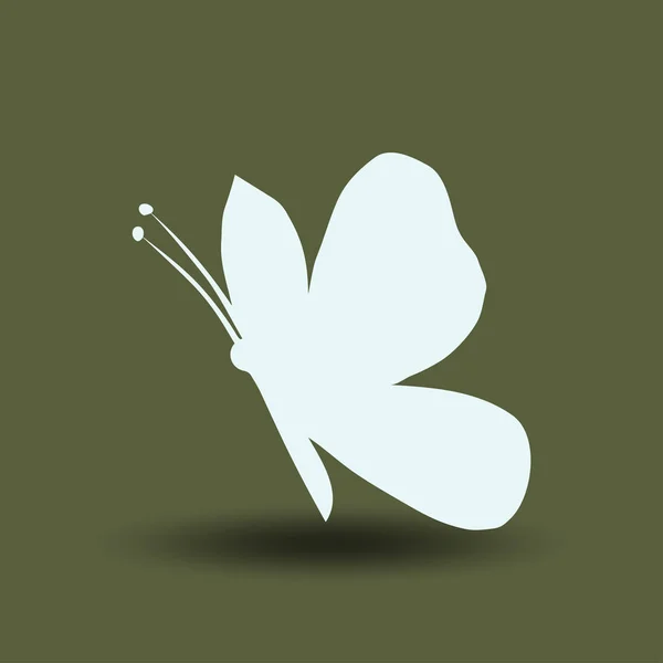 Mariposa Logo Diseño Gráfico Concepto — Vector de stock