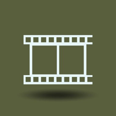 video simgesi, vektör illüstrasyonu