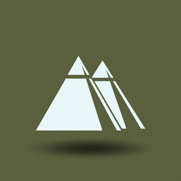 Tous Voyant Symbole Pyramide Des Yeux Nouvel Ordre Mondial — Image vectorielle
