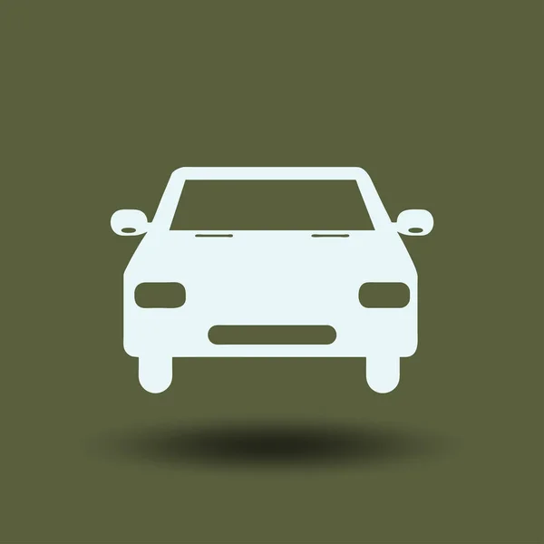 Vector Car Flat Icon — Stock Vector