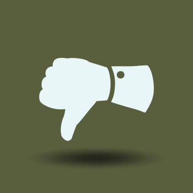 Başparmak simge vektör