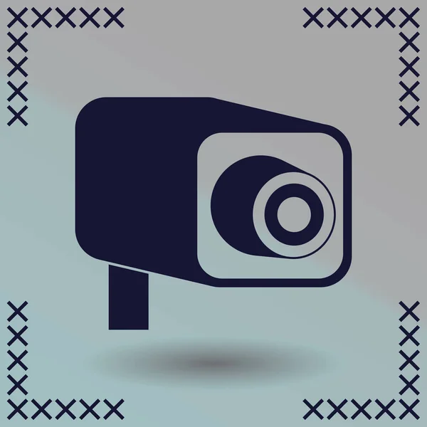 Εικονίδιο Βιντεοκάμερας Web Βίντεο Κάμερα — Διανυσματικό Αρχείο
