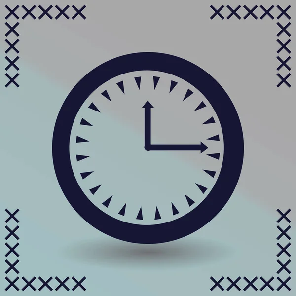 Reloj Vector Icono Web — Archivo Imágenes Vectoriales