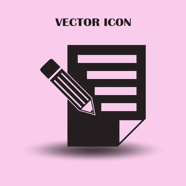 Ícone Verificação Qualidade Ícone Web Prancheta — Vetor de Stock