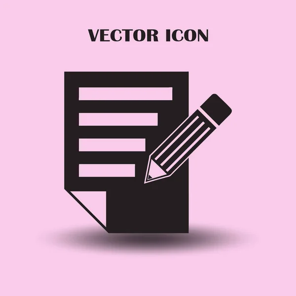 Comprobación Calidad Icono Portapapeles Icono Web — Vector de stock