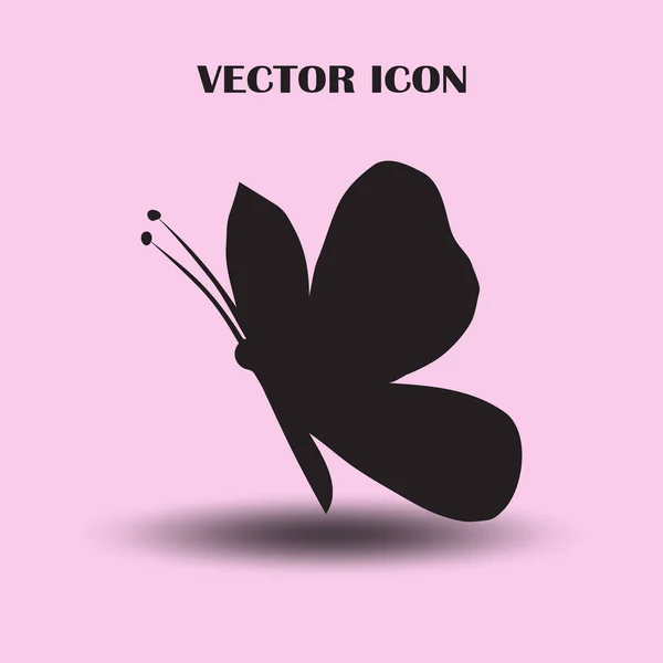 Borboleta Logotipo Conceito Design Gráfico — Vetor de Stock