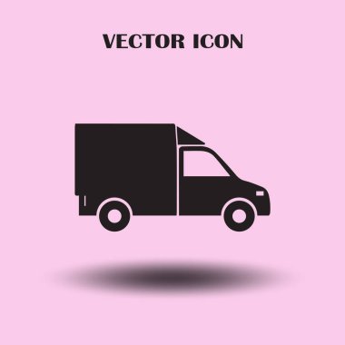 Teslimat vektör düz simgesi