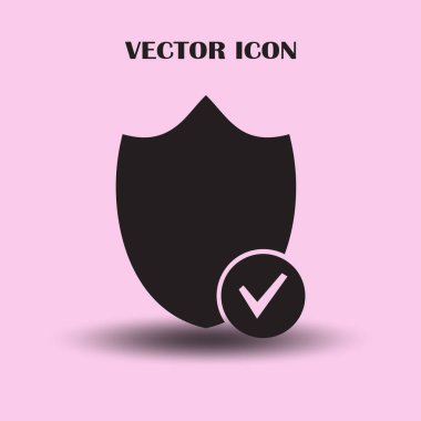 Kalkan vektör web simgesi