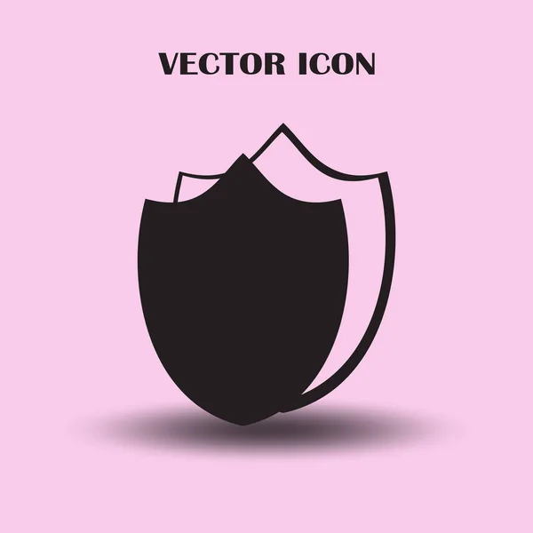 Icona Web Vettoriale Scudo — Vettoriale Stock