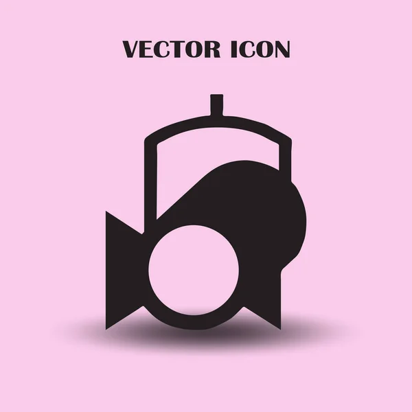 Vector Spotlight Icono Web — Vector de stock
