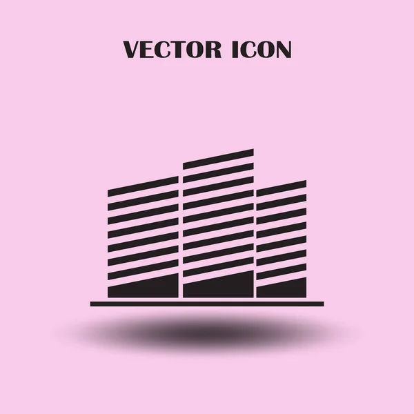Cityscape Icon Web Design — Stock Vector