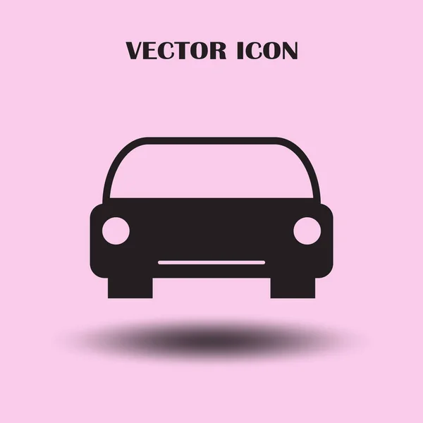 Vettore Auto Piatto Icona — Vettoriale Stock