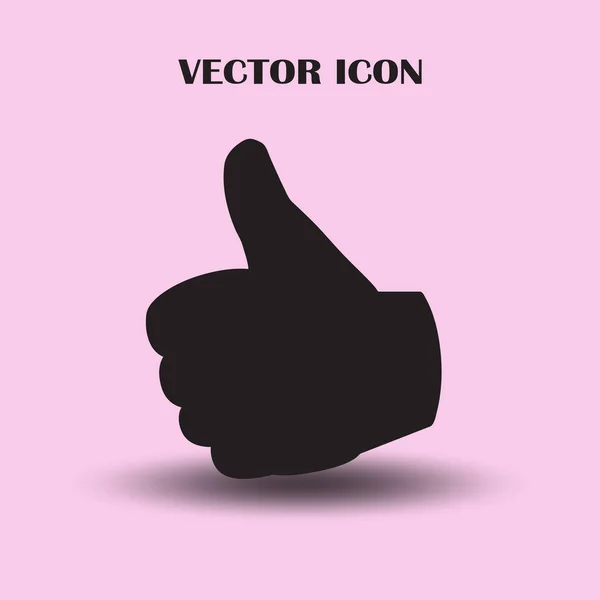 Vector Thumb Icon — Stock Vector