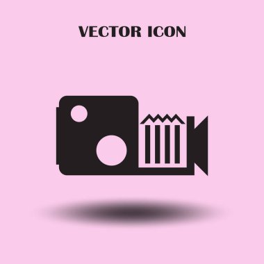 video kamera vektör simgesi