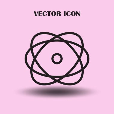 Molekül simgesi. vektör illüstrasyonu