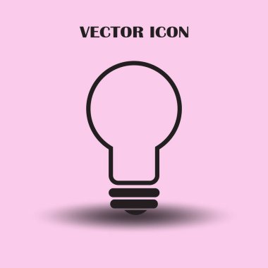 Lamba simge düz vektör