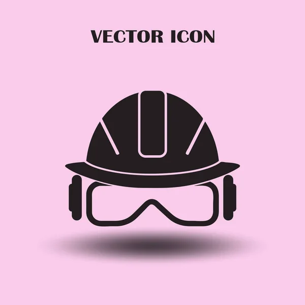 Bauhelm Ikone Cartoon Stil — Stockvektor