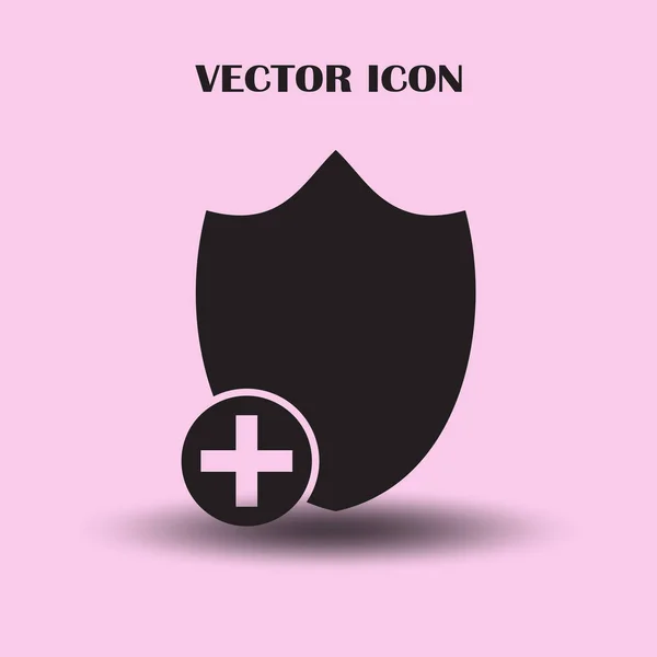 Shield Vector Web Icon — Stock Vector