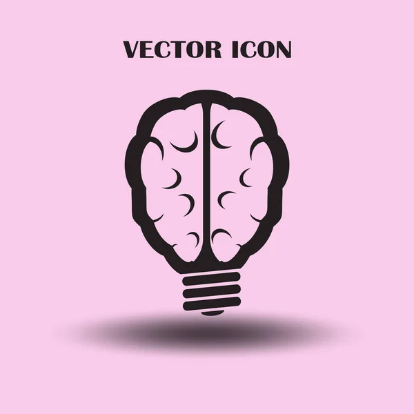 Gehirn Logo Vektor Symbol — Stockvektor