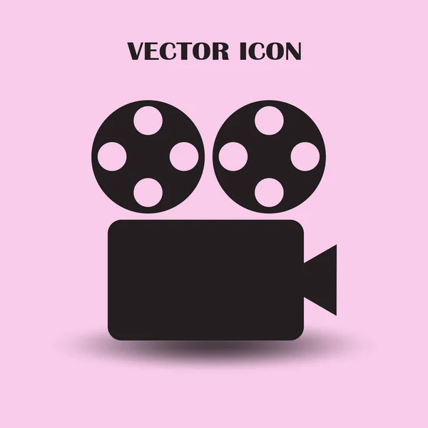 Videokamera Vektorsymbol — Stockvektor