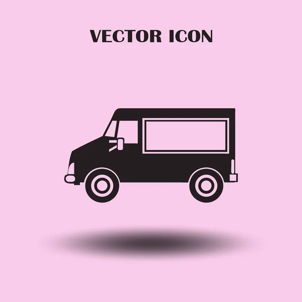 Icône Plate Voiture Vectorielle — Image vectorielle