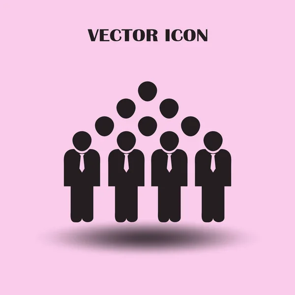 People Web Vector Icon — Stock Vector