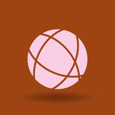 Web sitesi simge. vektör küre simgesi